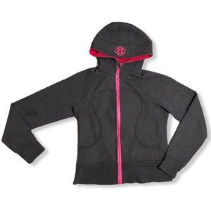 Lululemon Scuba Hoodie Gray and Pink Size 8